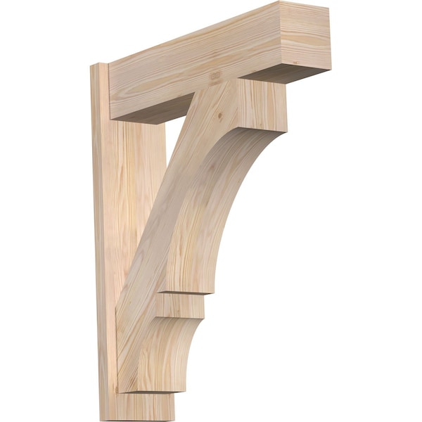 Ekena Millwork Balboa Block Smooth Outlooker, Douglas Fir, 7 1/2"W x 28"D x 34"H OUT08X28X34BOA05SDF - main